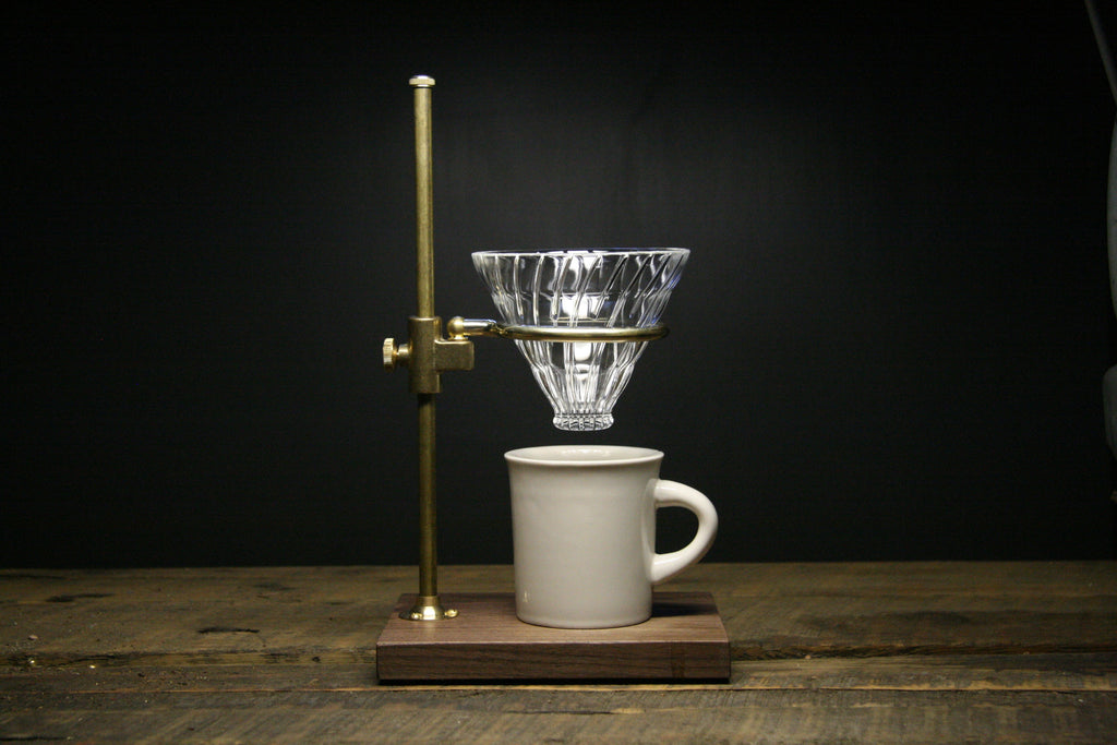 Pour Over Stand, Hand Sculpted for hand brewing v60 | Conscious Bean