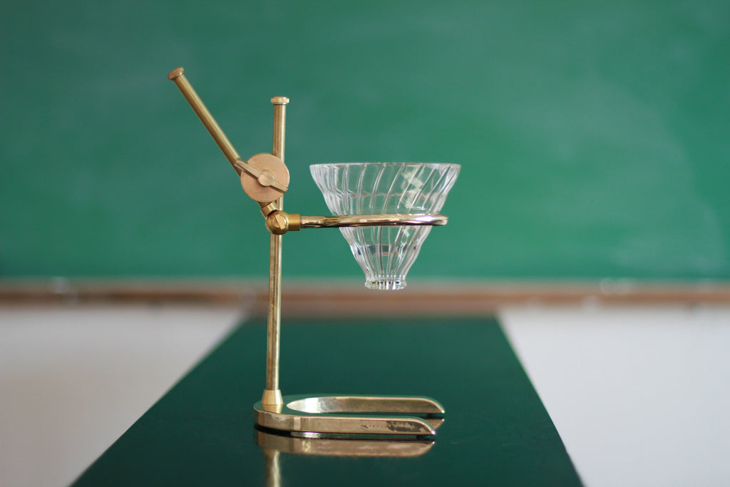 BRASS COFFEE POUR OVER STAND